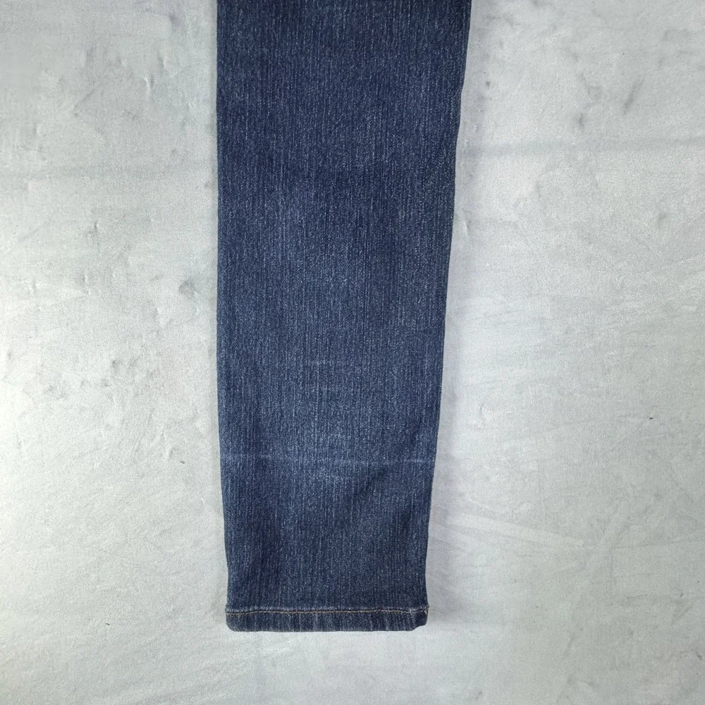 BQB‎ Womens Skinny Jeans Blue Dark Wash Denim Stretch 5-Pocket Slim Fit Size 7